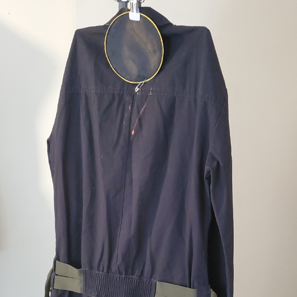 Miss Sixty Navy Zip-Front Trench Coat - Picture 7 of 8